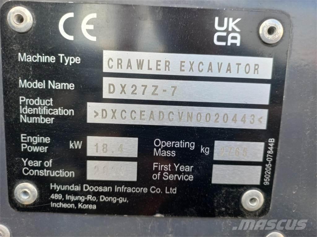 Develon DX27Z-7 Agriculture - Others