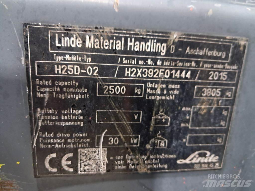 Linde H25D-02 Diesel trucks