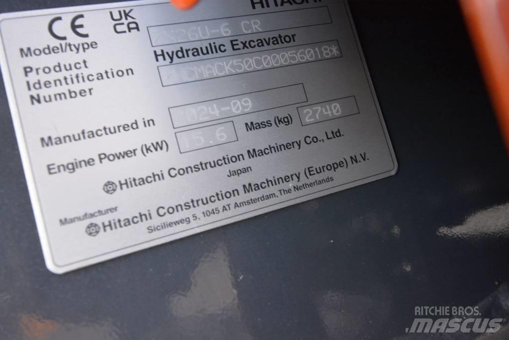 Hitachi ZX 26 U-6 Mini excavators < 7t (Mini diggers)
