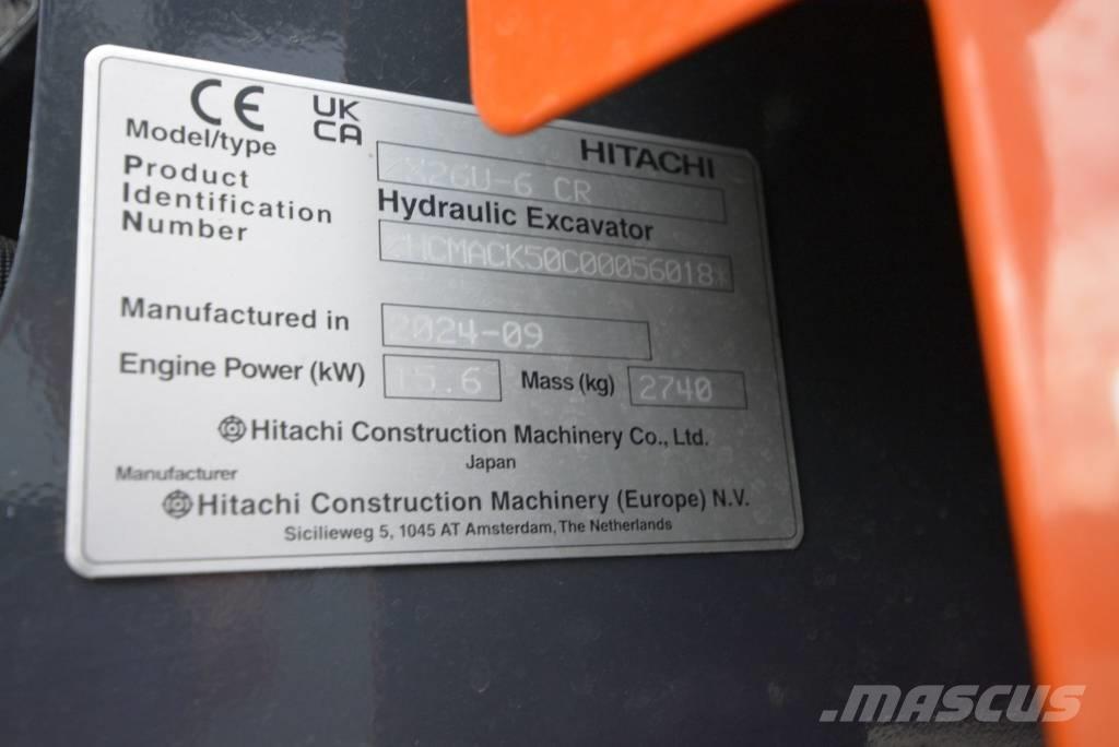 Hitachi ZX 26 U-6 Mini excavators < 7t (Mini diggers)