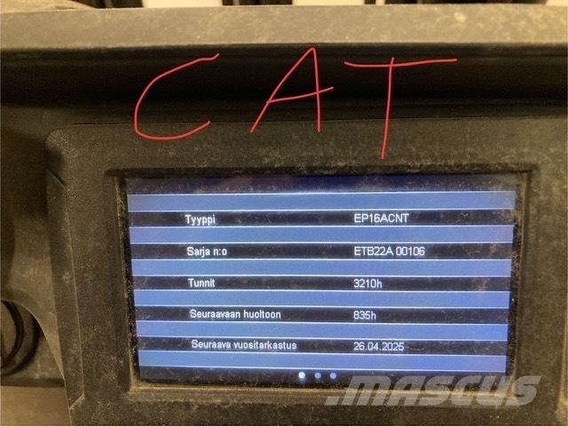 CAT EP 16 ACNT Electric forklift trucks