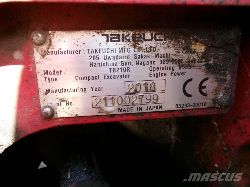 Takeuchi TB 210 R Mini excavators < 7t (Mini diggers)