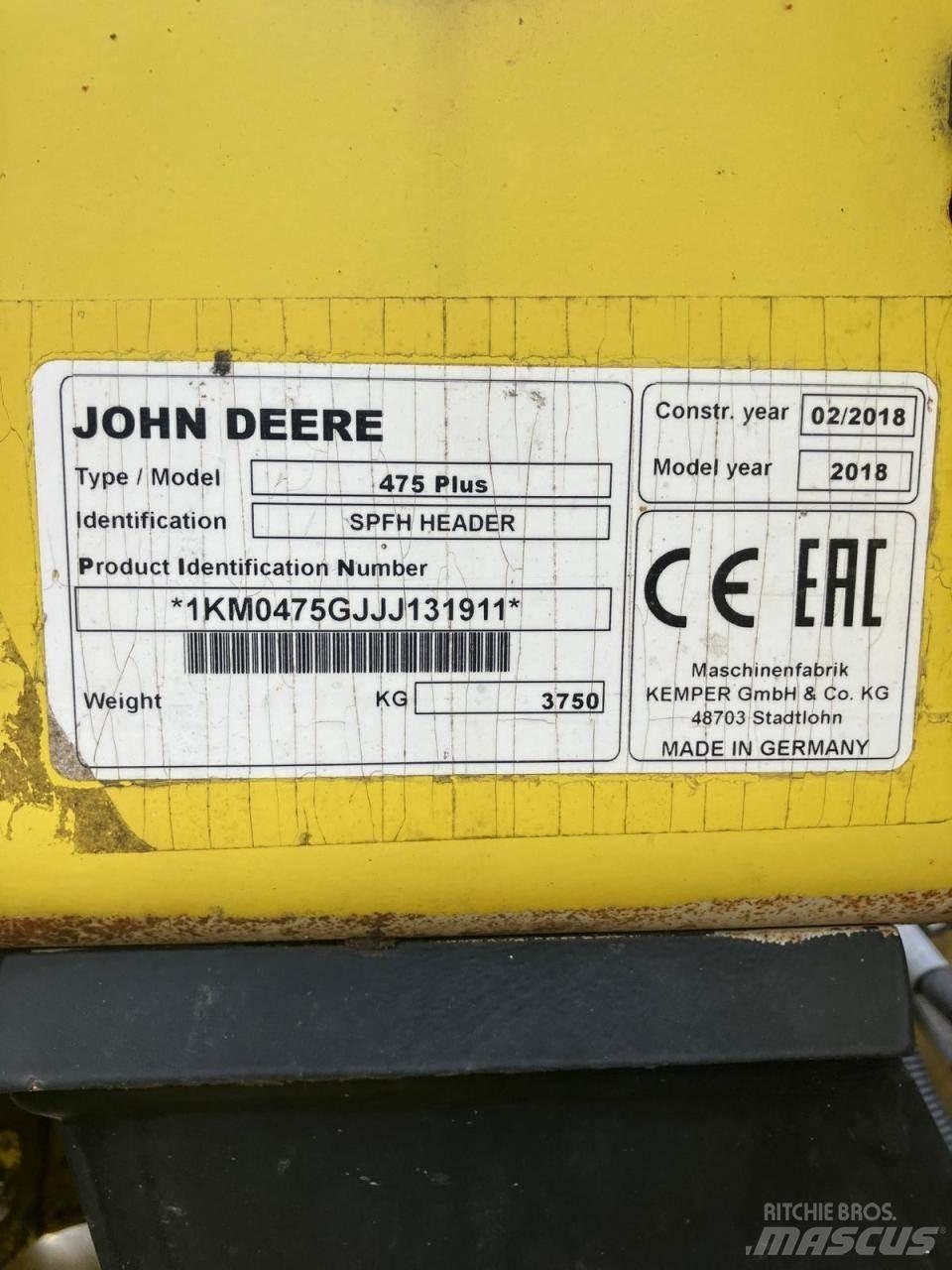 John Deere 8500 Self-propelled foragers