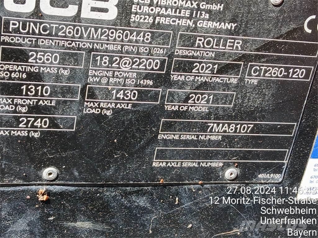 JCB CT260-120 Road Rollers
