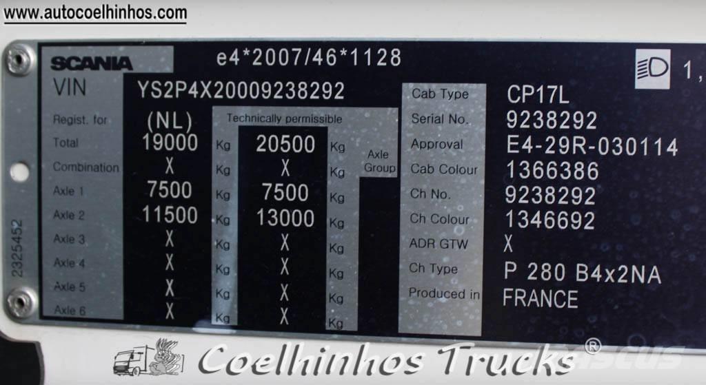 Scania P 280 Box body trucks