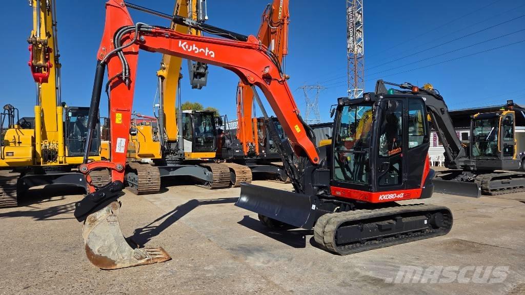 Kubota KX 080-4 Midi excavators  7t - 12t