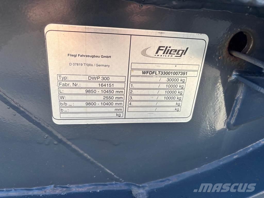 Fliegl 3-AXLE BDF Containerframe trailers