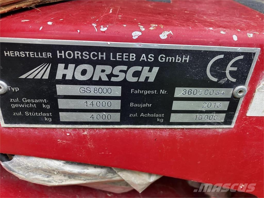 Horsch GS 8000 Trailed sprayers