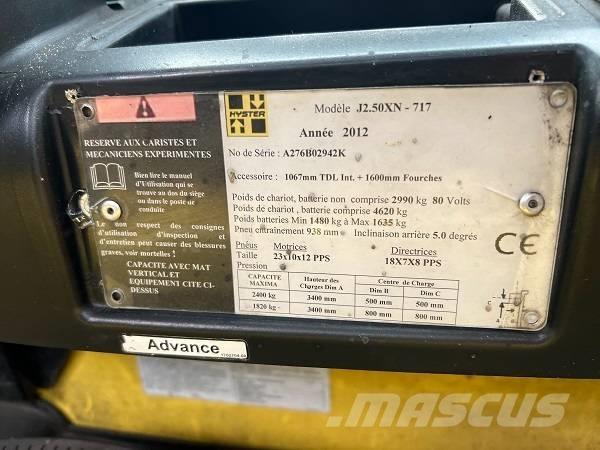 Hyster J2.5XN Electric forklift trucks