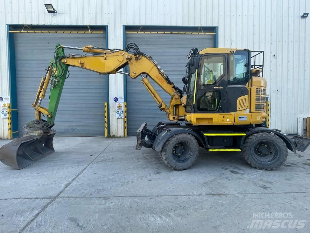 Komatsu PW118-11 Wheeled excavators