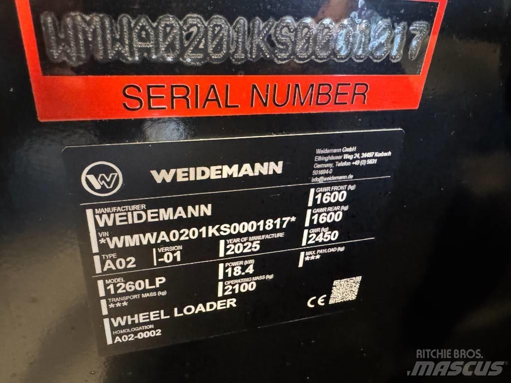 Weidemann 1260 LP Skid steer loaders