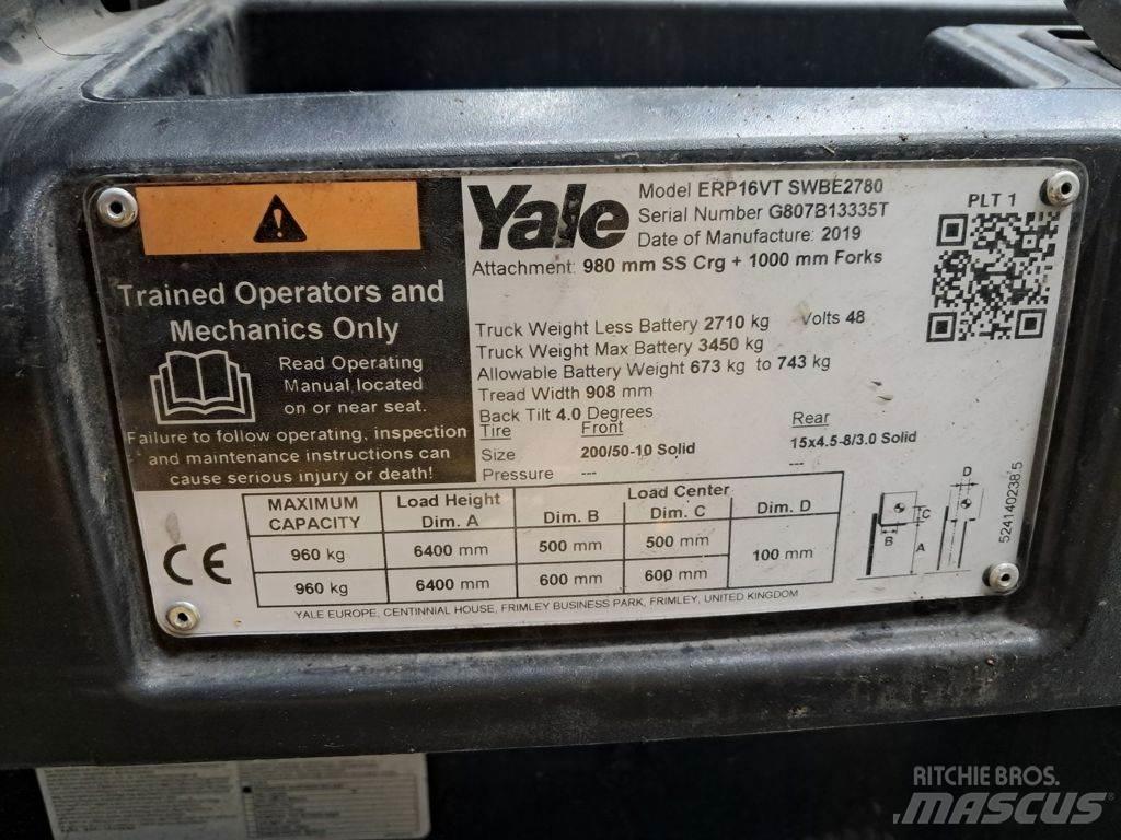 Yale ERP16VT Electric forklift trucks