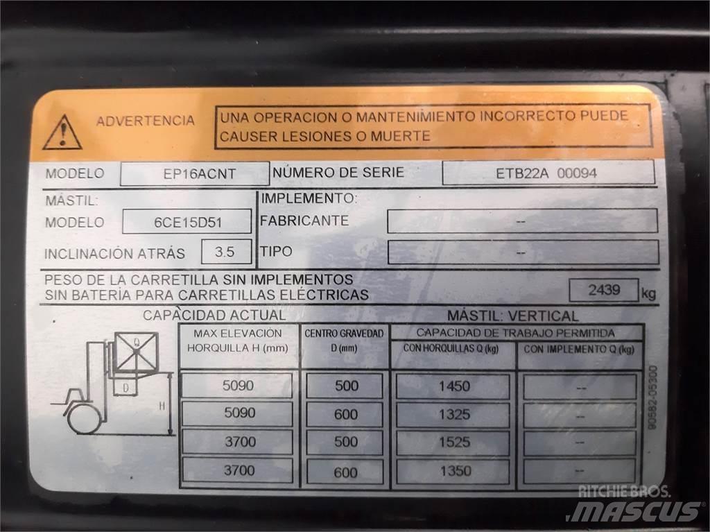 CAT EP16ACNT Electric forklift trucks
