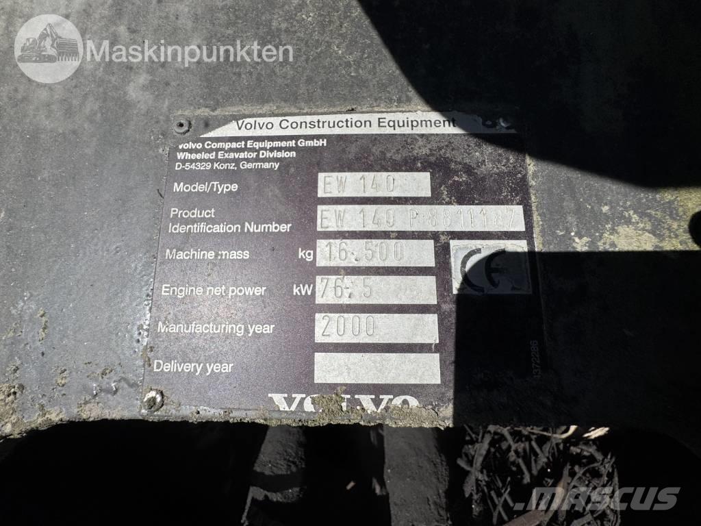 Volvo EW 140 B Wheeled excavators