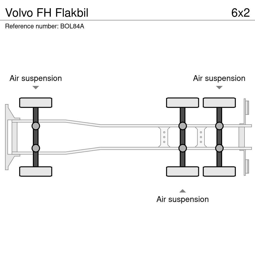 Volvo FH Flakbil Flatbed / Dropside trucks