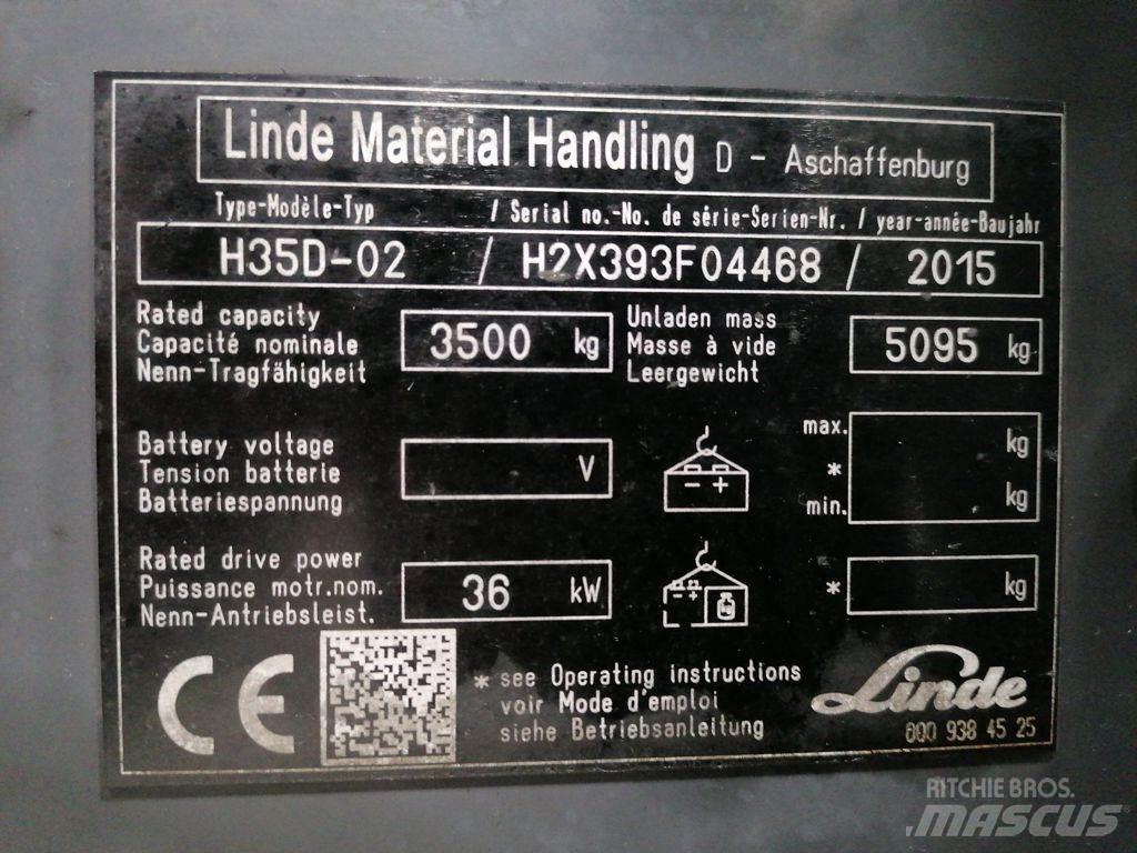 Linde H35D-02 Diesel trucks