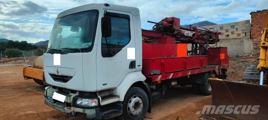 Renault 210 Mobile drill rig trucks