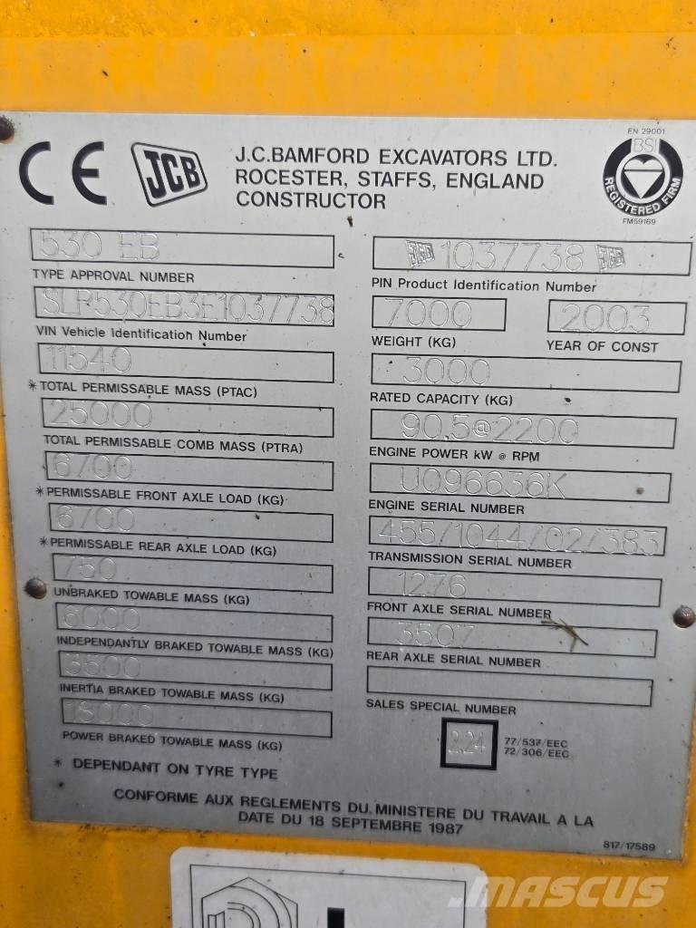 JCB 530 Telescopic handlers