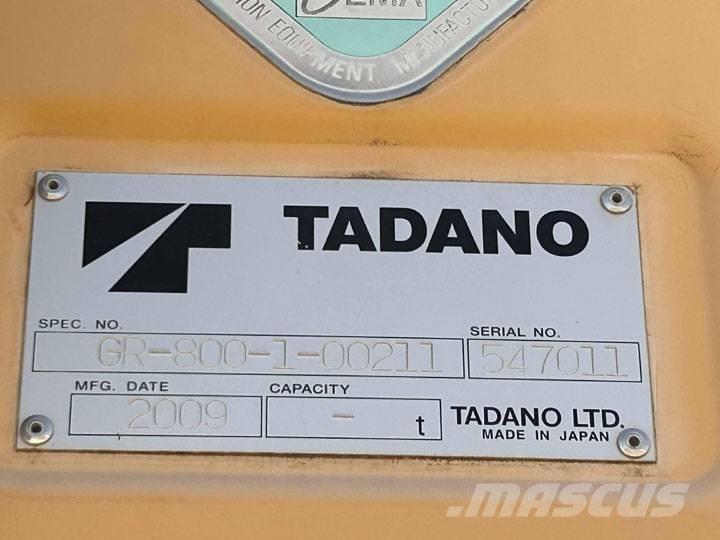 Tadano GR 800 XL-1 Rough terrain cranes