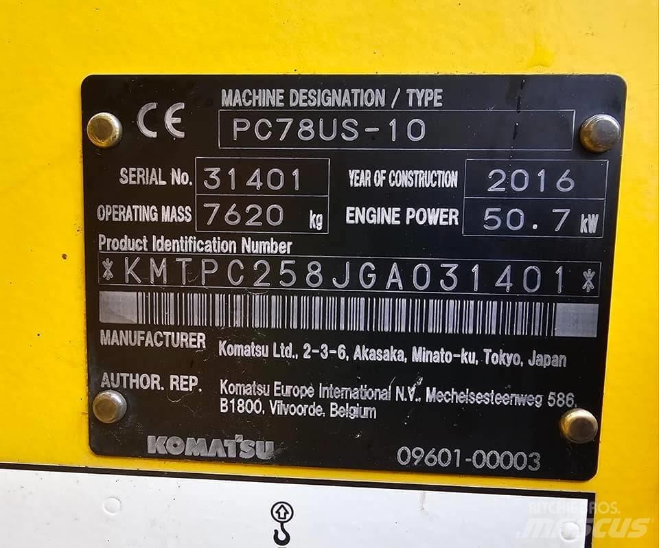 Komatsu pc78us-10 Mini excavators < 7t (Mini diggers)