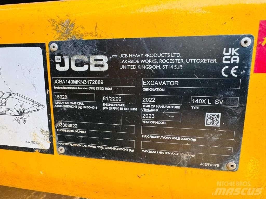JCB 140 X Crawler excavators