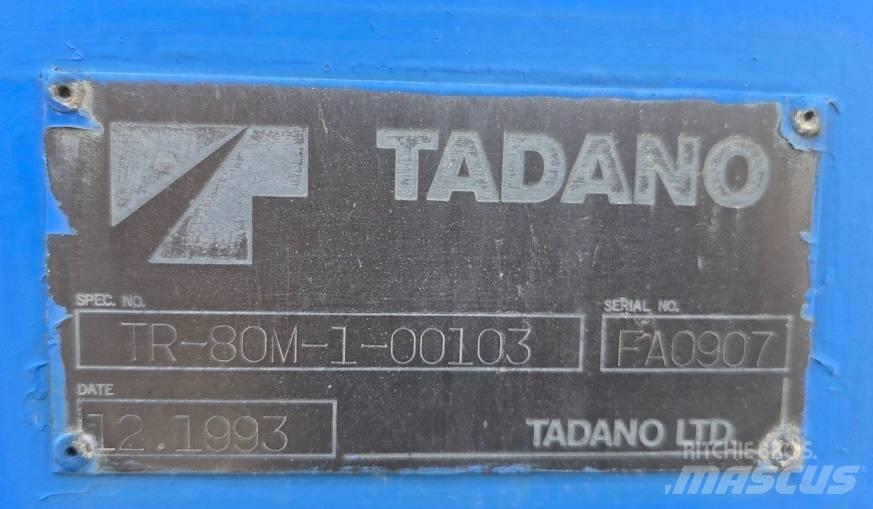 Tadano TR 80 M-1 Rough terrain cranes