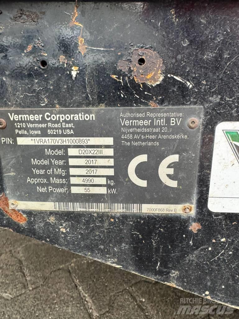 Vermeer D20x22SIII Horizontal Directional Drilling Equipment