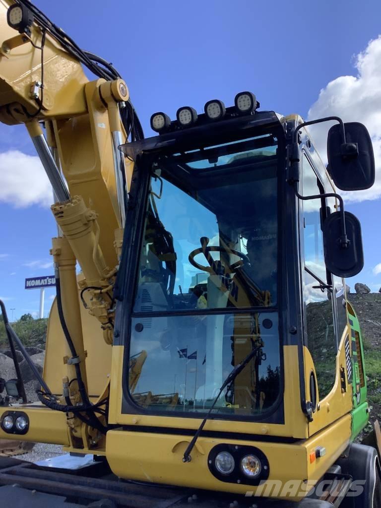 Komatsu PW148-10 Wheeled excavators
