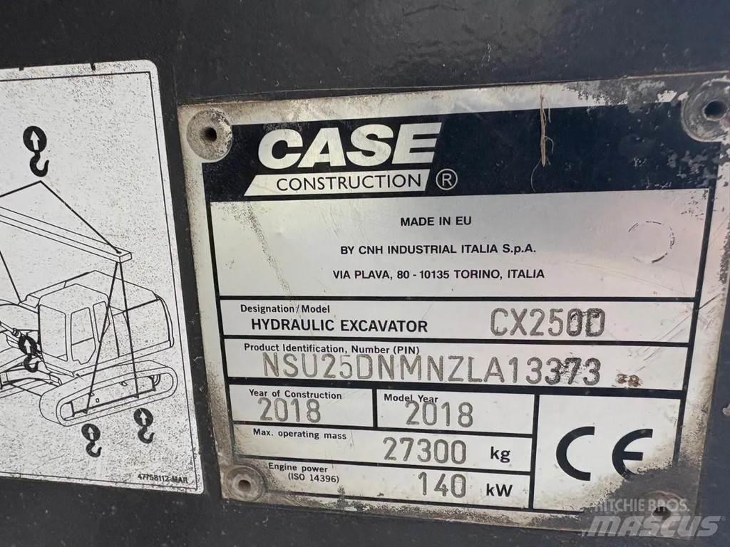 CASE CX250D Crawler excavators