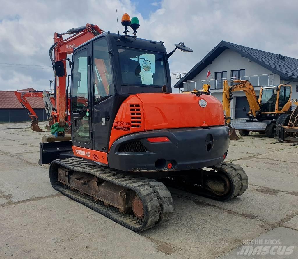 Kubota KX 080-4a Midi excavators  7t - 12t