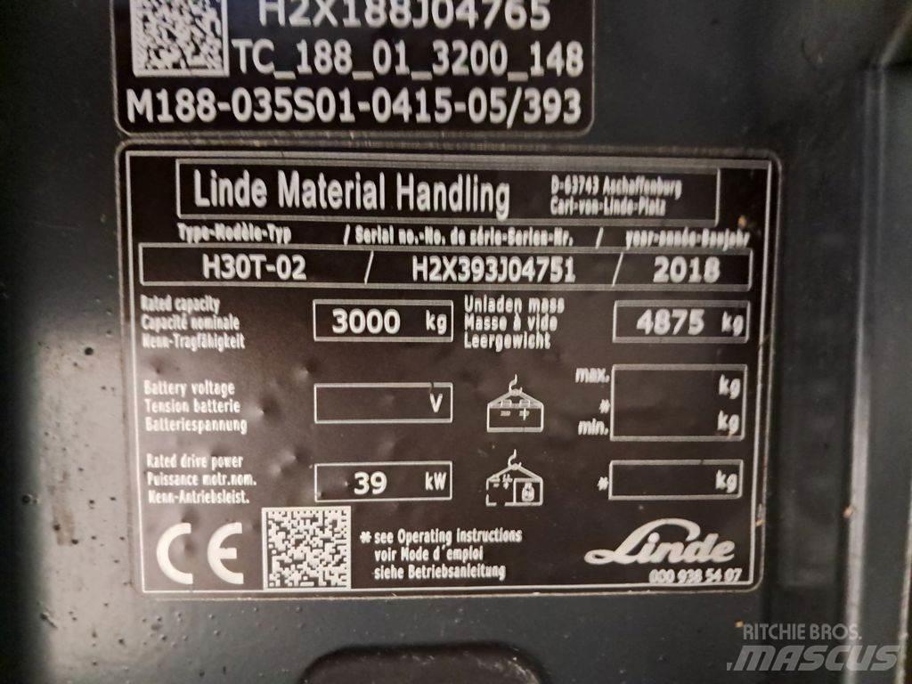 Linde H30T-02 LPG trucks