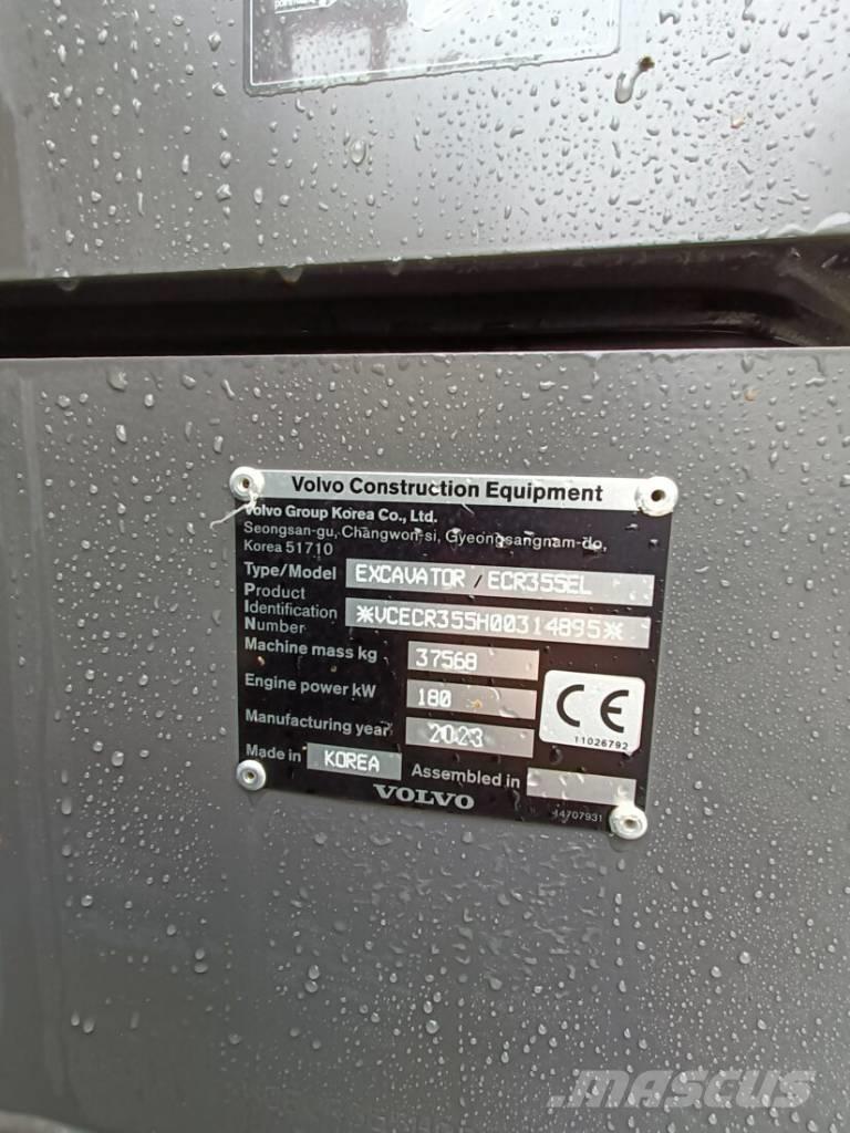 Volvo ECR 355 EL Crawler excavators