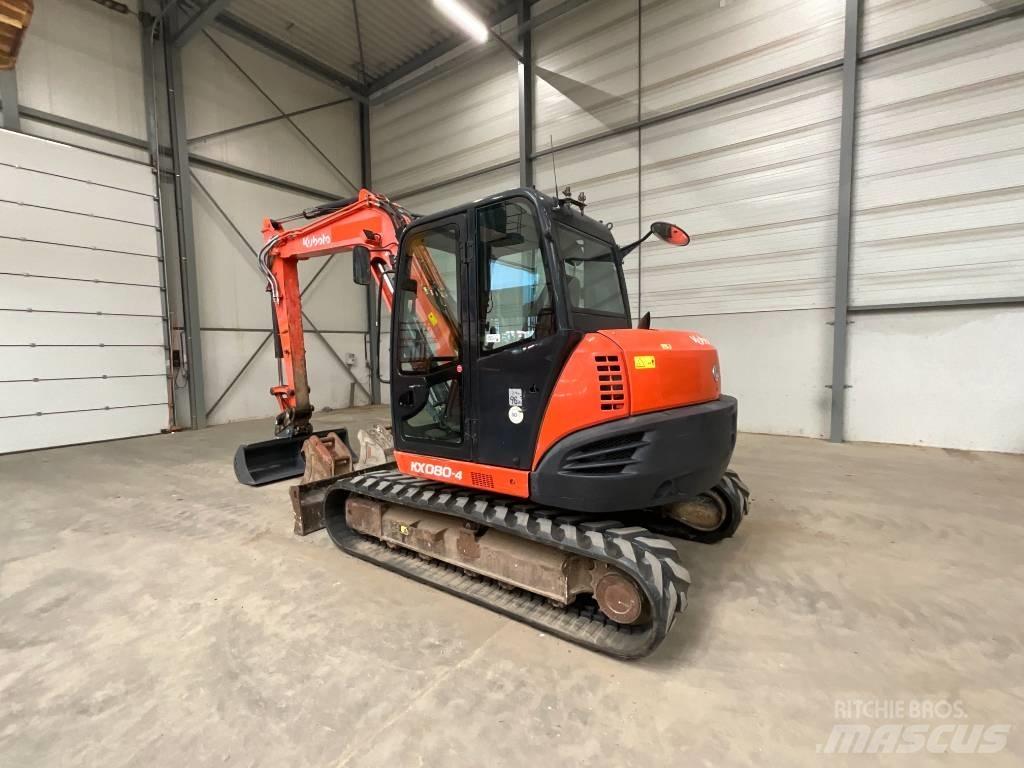 Kubota KX 080-4 Midi excavators  7t - 12t