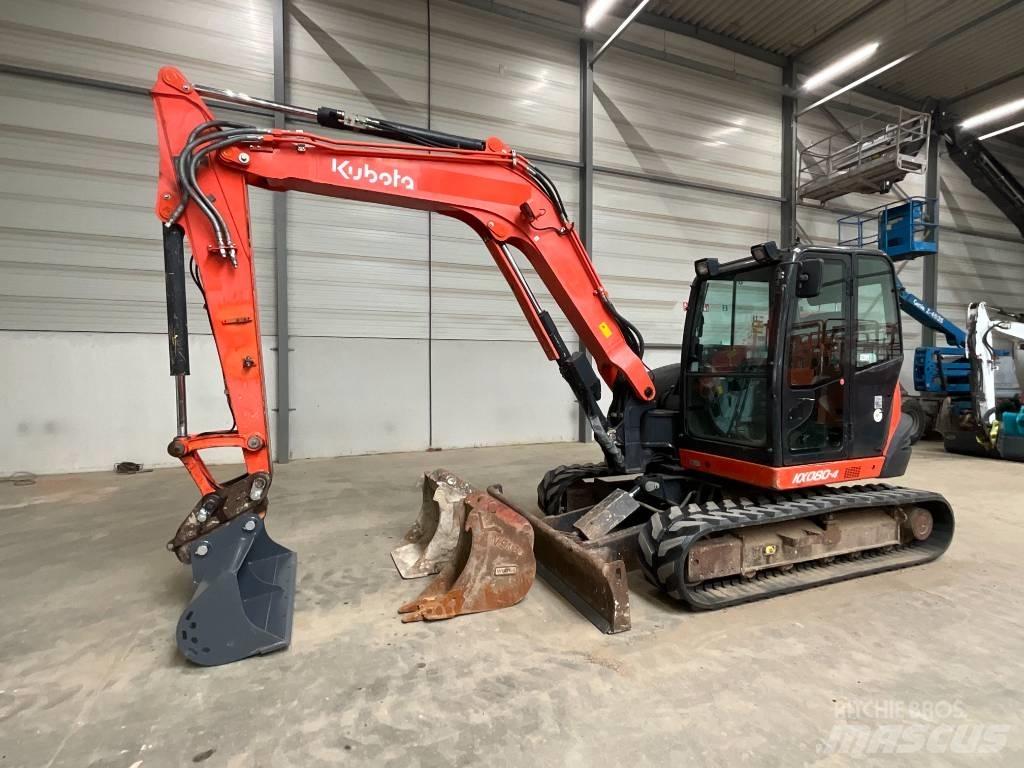 Kubota KX 080-4 Midi excavators  7t - 12t