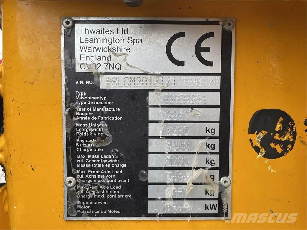 Thwaites 1 ton Site dumpers