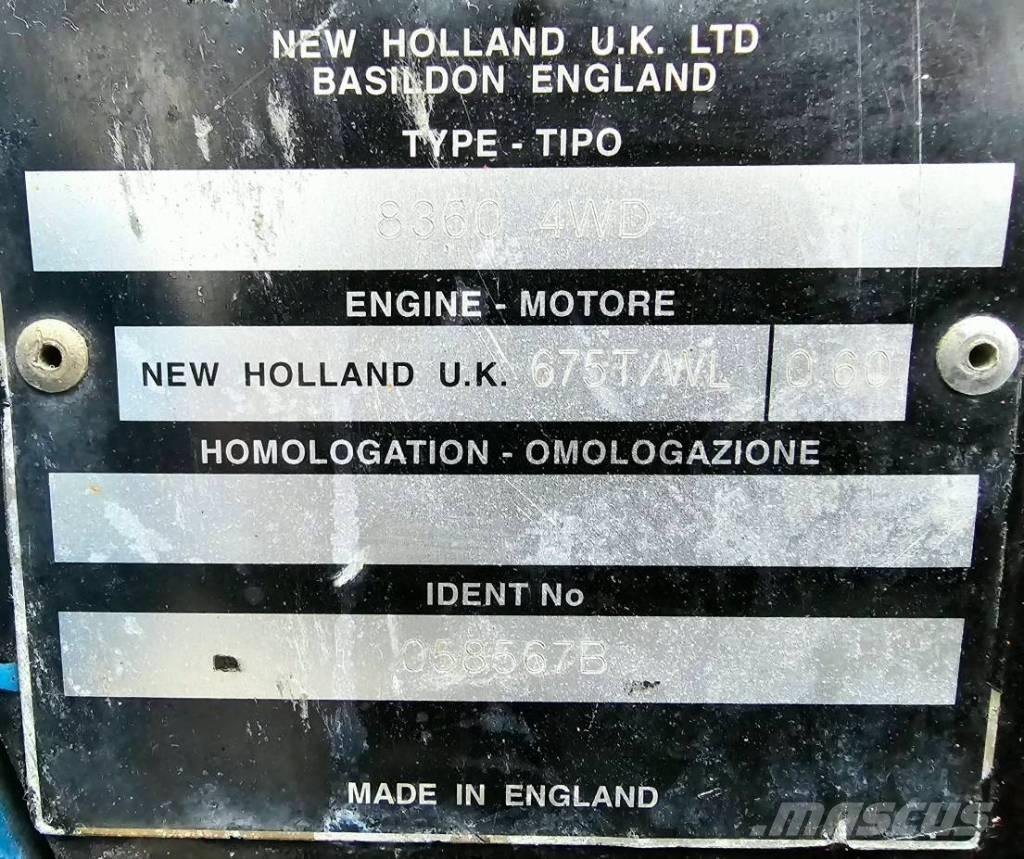 New Holland 8360 DT Tractors