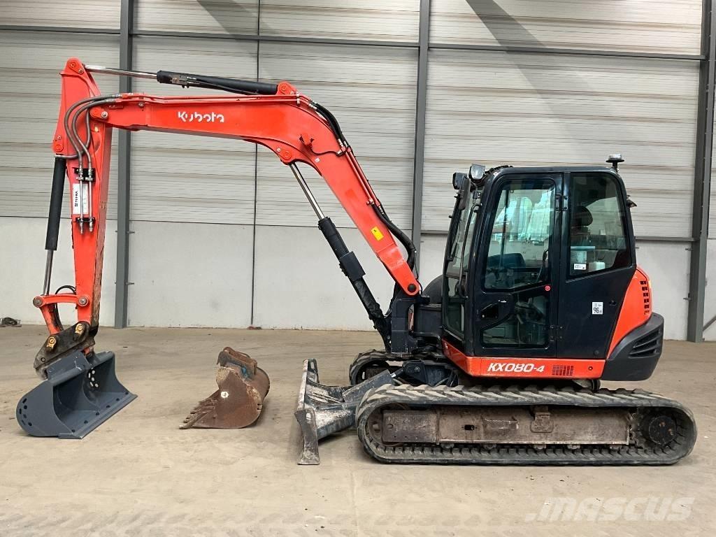 Kubota KX 080-4 Midi excavators  7t - 12t