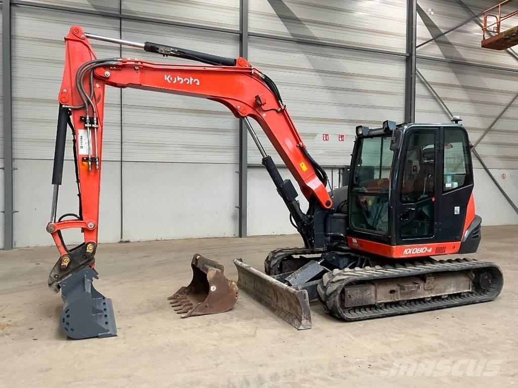 Kubota KX 080-4 Midi excavators  7t - 12t