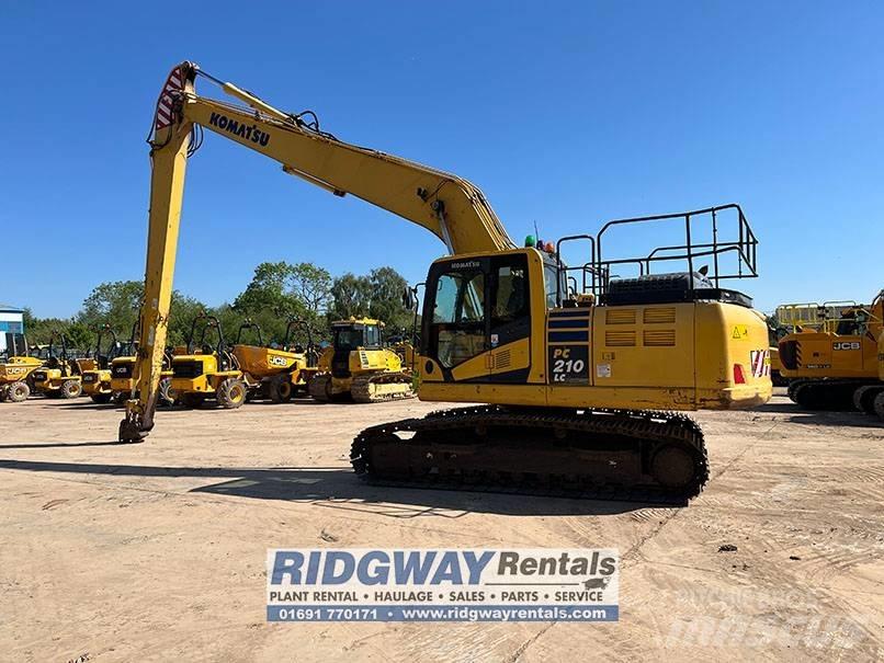 Komatsu PC 210 LC Long reach excavators