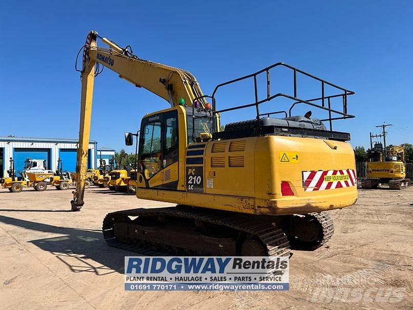 Komatsu PC 210 LC Long reach excavators