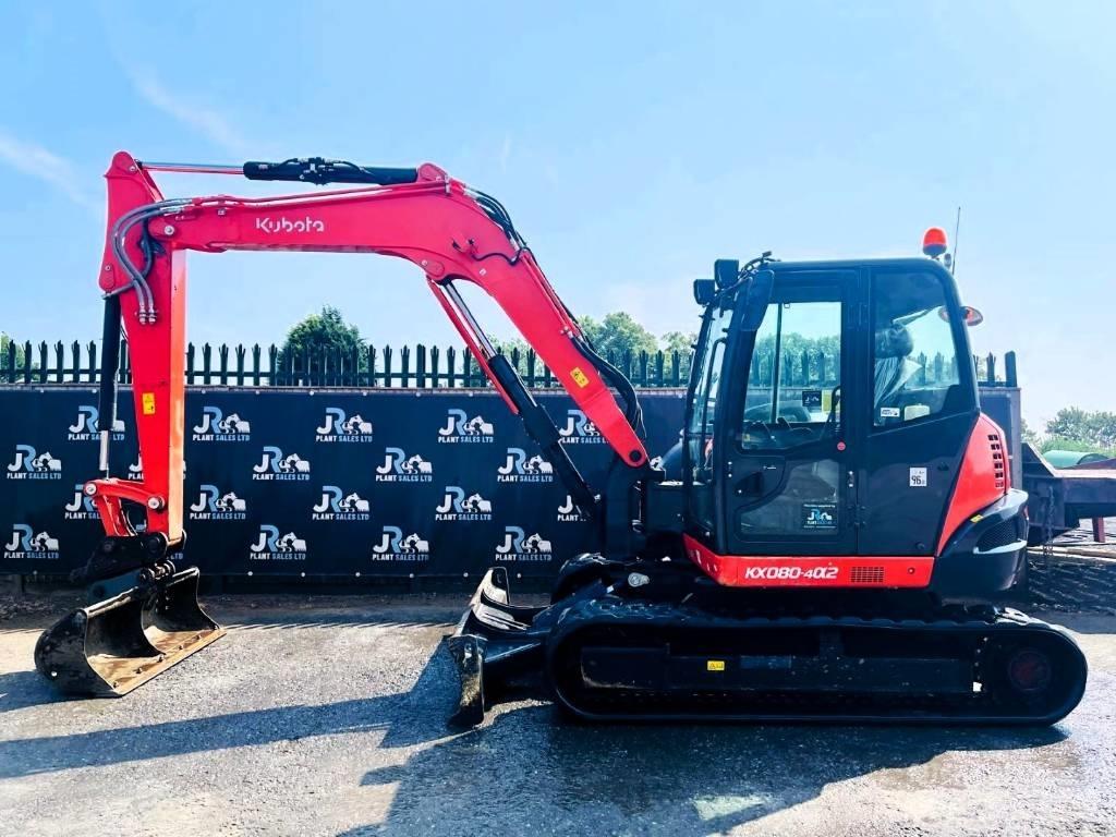 Kubota KX 080-4 Midi excavators  7t - 12t