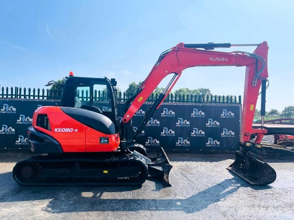 Kubota KX 080-4 Midi excavators  7t - 12t