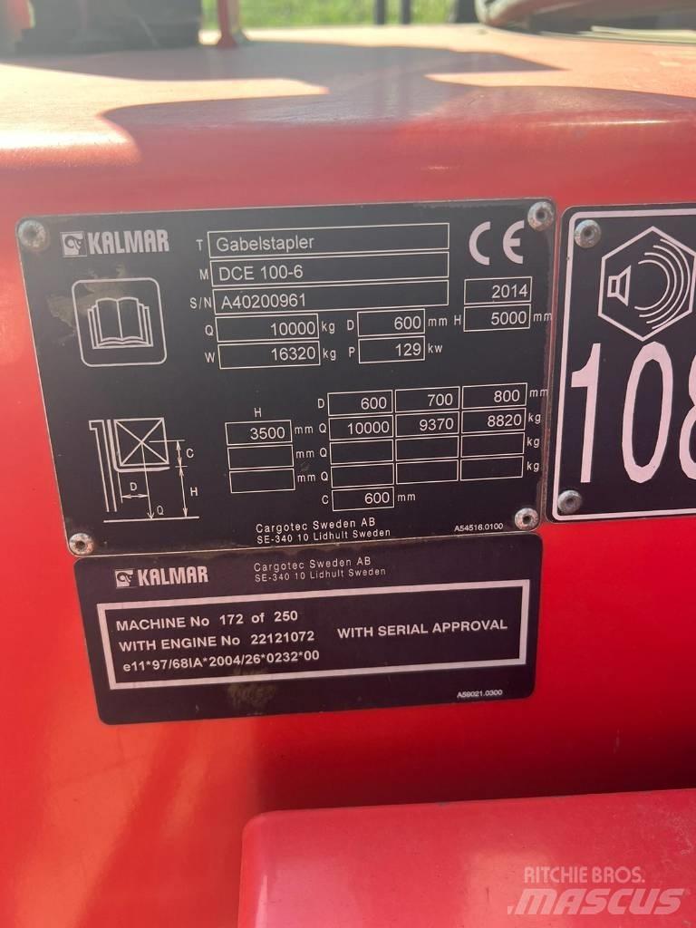 Kalmar DCE100-6 Diesel trucks