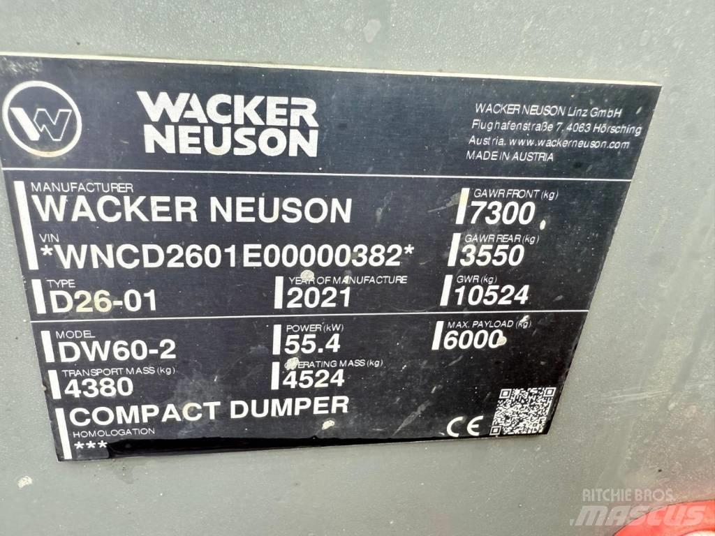 Wacker Neuson DW 60 Site dumpers