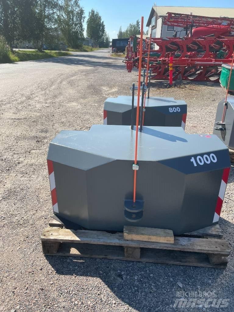  traktorin  painoja Front weights