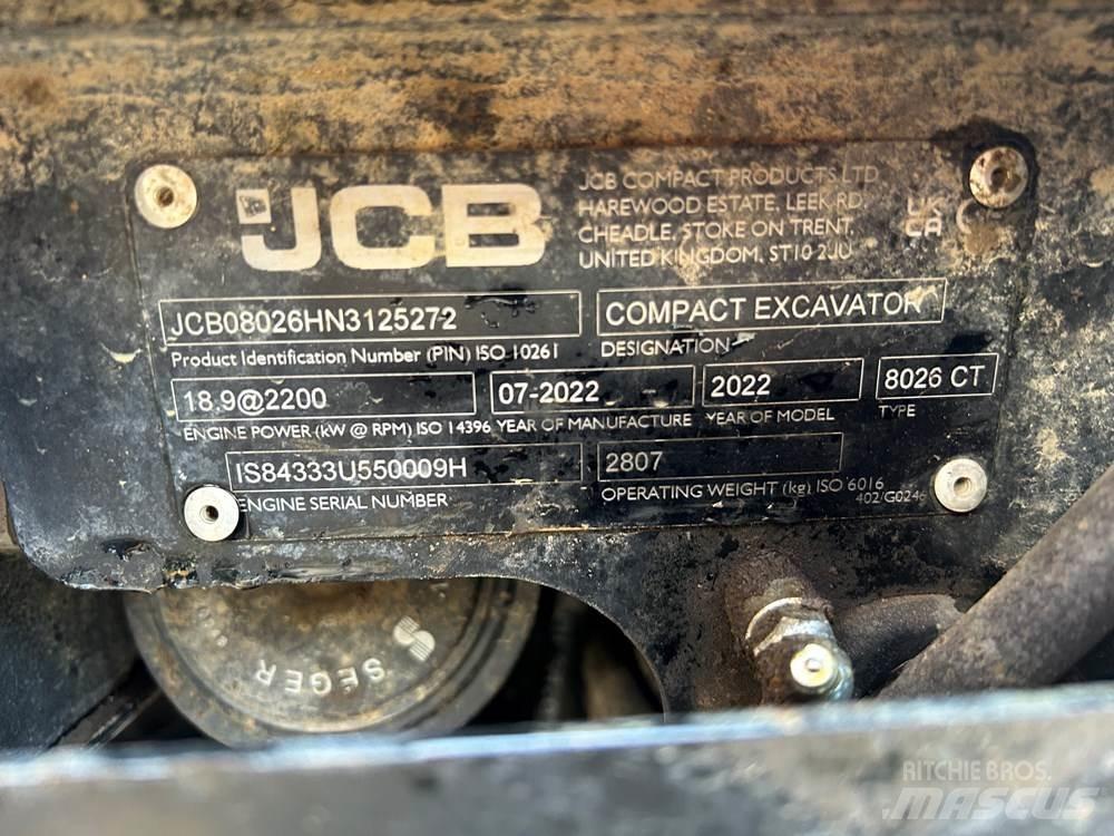 JCB 8026 CTS Mini excavators < 7t (Mini diggers)