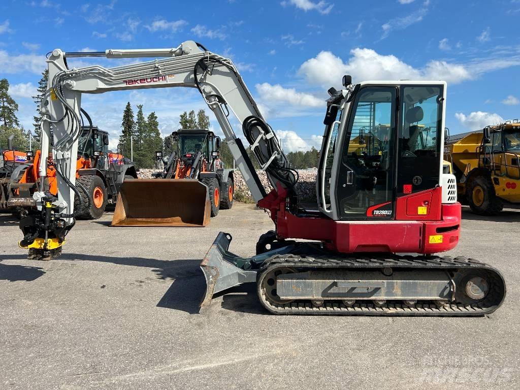 Takeuchi TB280FR Midi excavators  7t - 12t