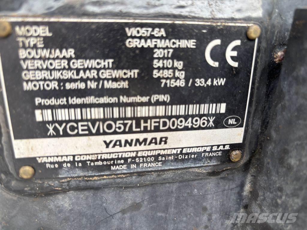 Yanmar YAN VIO57 Mini excavators < 7t (Mini diggers)