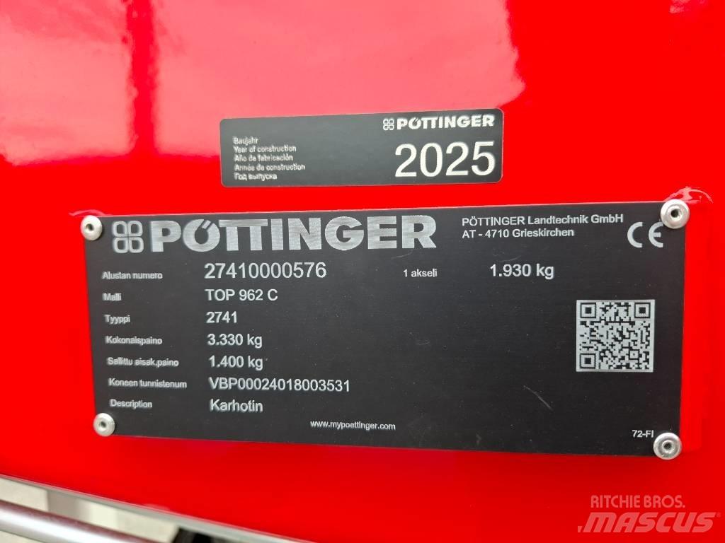 Pöttinger Top 962C Windrowers