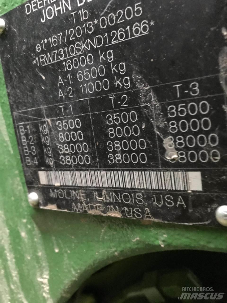 John Deere 7R 310 Tractors